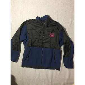 Mens Auburn University Jacket Size XL Blue Black Tigers Windbreaker Football